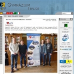 Informace na webu školy – Gymnázium Teplice – www.gymtce.cz, Numedal videregående skole – www.numedal.vgs.no