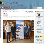 Informace na webu školy – Gymnázium Teplice – www.gymtce.cz, Numedal videregående skole – www.numedal.vgs.no